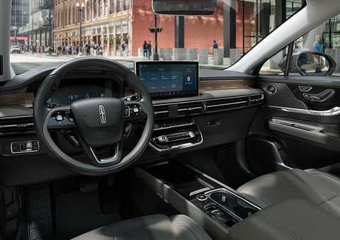 The interior dashboard of 2024 Lincoln Corsair® SUV is shown here. | Seekins Lincoln in Fairbanks AK