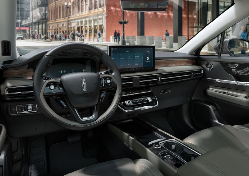 The interior dashboard of 2024 Lincoln Corsair® SUV is shown here. | Seekins Lincoln in Fairbanks AK