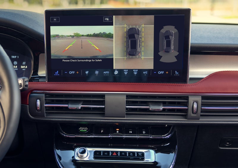 The large center touchscreen of a 2024 Lincoln Corsair® SUV is shown. | Seekins Lincoln in Fairbanks AK
