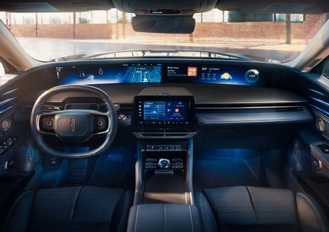 The panoramic display is shown in a 2025 Lincoln Nautilus® SUV. | Seekins Lincoln in Fairbanks AK
