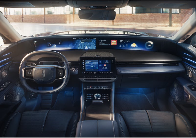 The panoramic display is shown in a 2026 Lincoln Nautilus® SUV. | Seekins Lincoln in Fairbanks AK