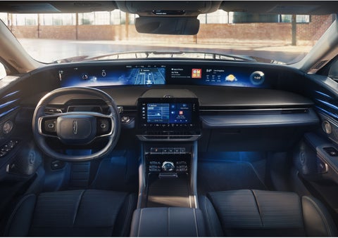 The panoramic display is shown in a 2026 Lincoln Nautilus® SUV. | Seekins Lincoln in Fairbanks AK